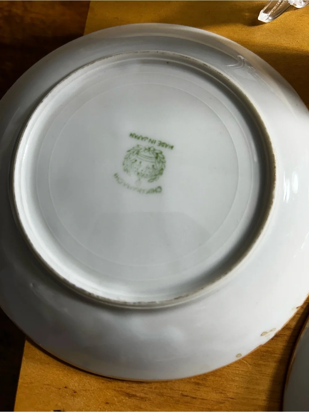 Vintage Chikatamachi By Noritake 6 Tea Cup Plates/ Set Made In Japan Hand Painte